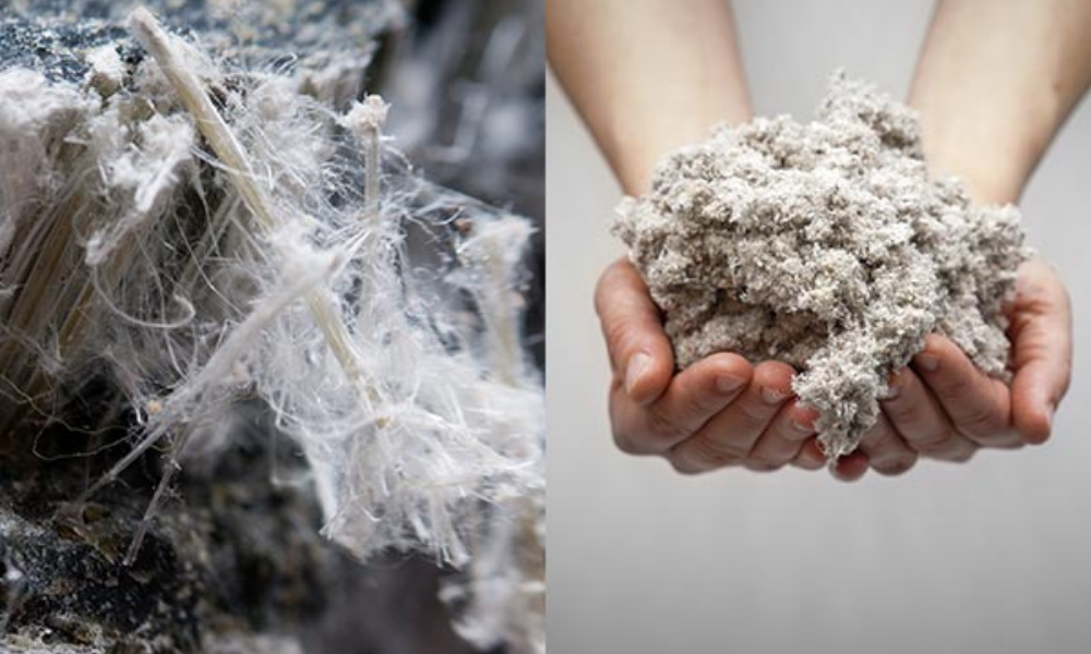 How to tell the difference between cellulose and asbestos insulation