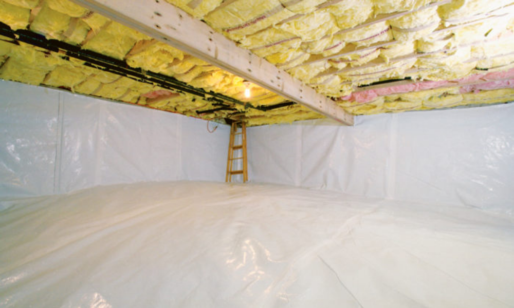 Insulate the Floor Joists in the Crawlspace