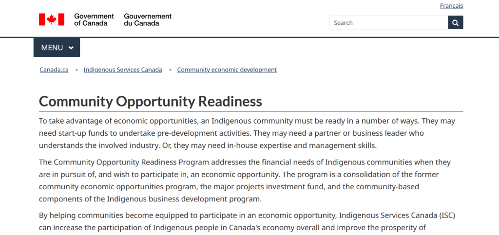 Community Opportunity Readiness Program