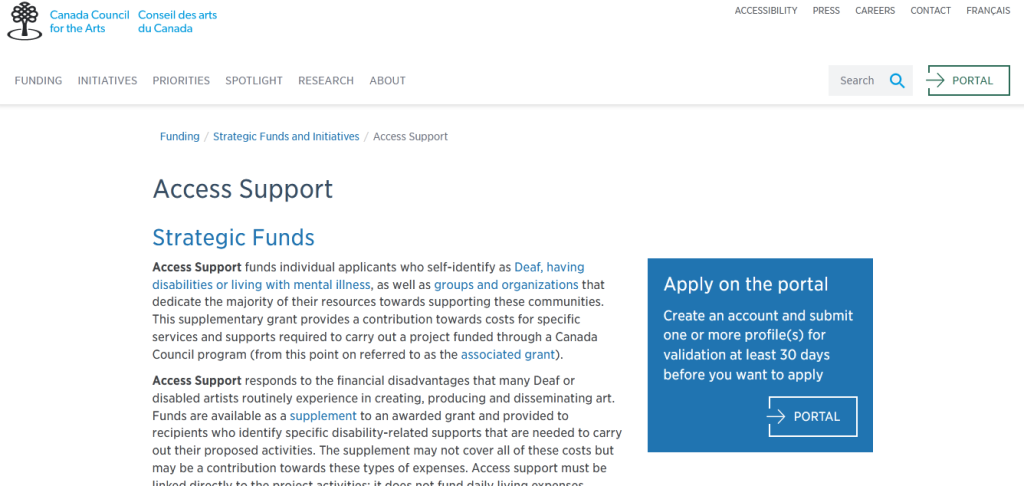Access Support Fund