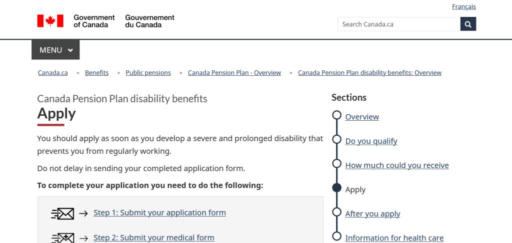Canada Pension Plan disability