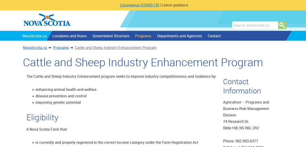 Cattle and Sheep Industry Enhancement Program