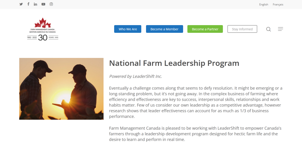 National Farm Leadership Program ? Farm Management Canada