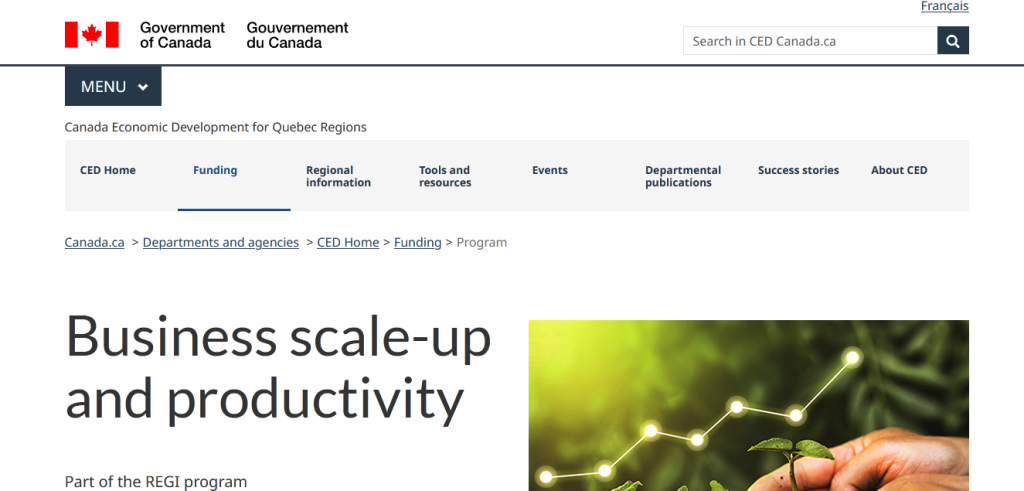 REGI’s Business Scale-up and Productivity Fund
