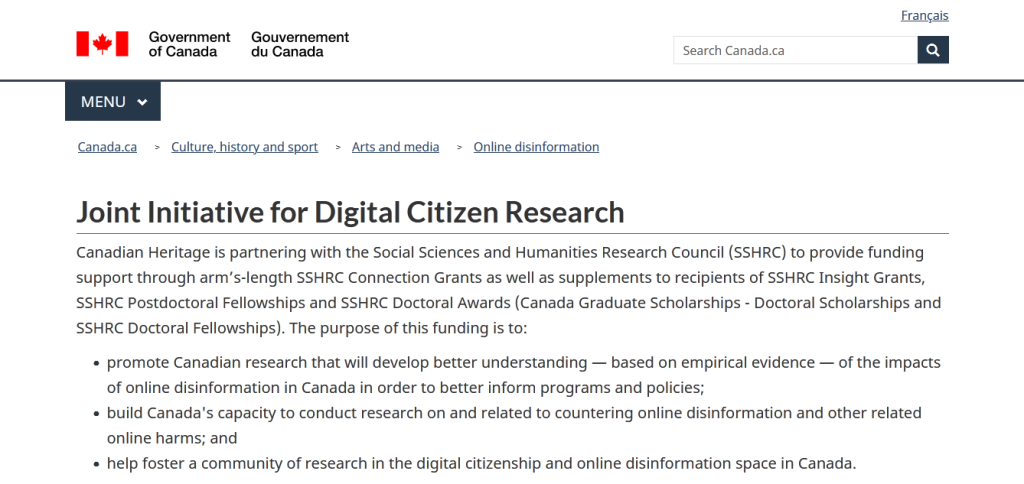 Joint Initiative for Digital Citizen Research